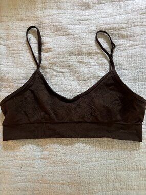 Black Patagonia sports bra.